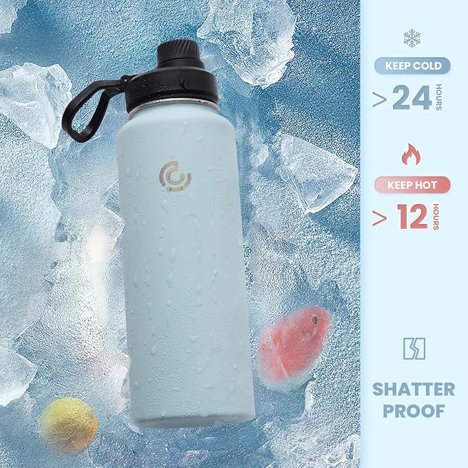 Sports Water Bottle 32oz, Insulated Water Bottle - Image 4