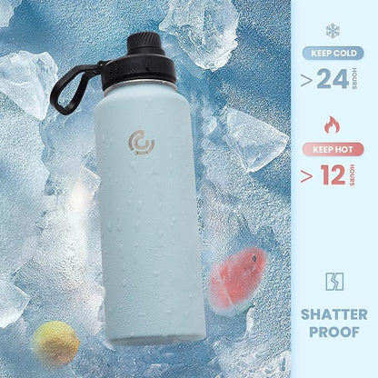 Sports Water Bottle 32oz, Insulated Water Bottle - Image 4