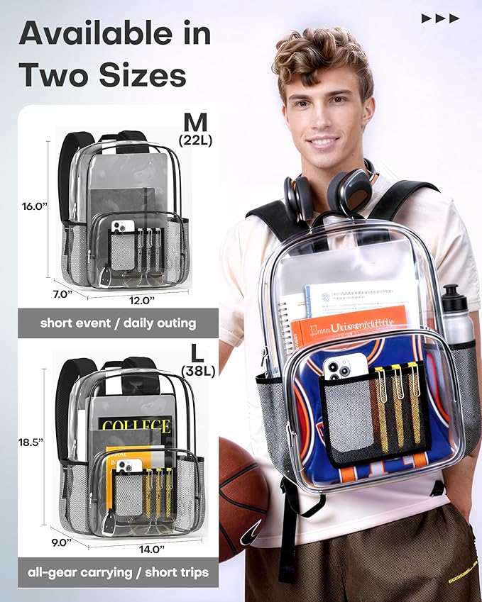 HOTOR Clear Backpack - Image 5