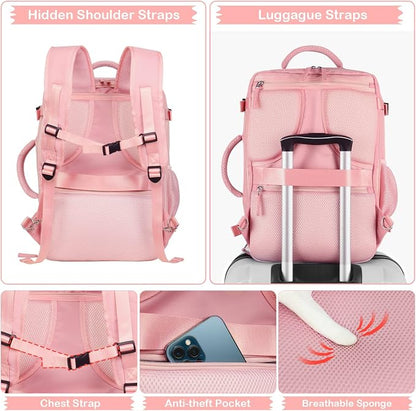 Hanples Carry on Travel Backpack - Image 6