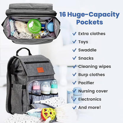 PILLANI Baby Diaper Bag Backpack - Image 2