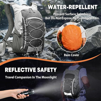 25L Hiking Backpack with Rain Cover Lightweight Hiking Daypack - Image 4