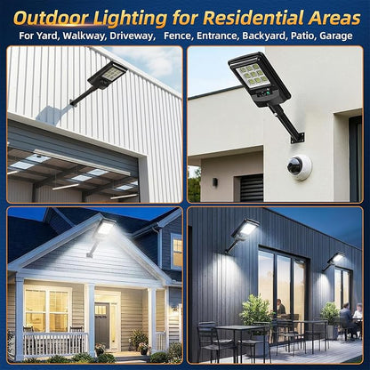 Solar Street Light Outdoor, 11-Inch Solar Powered Street Light - Image 7
