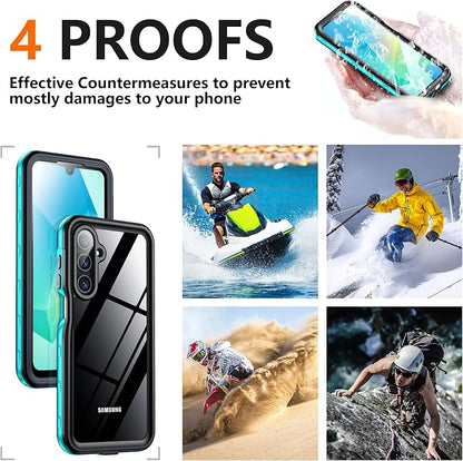 SPIDERCASE for Samsung Galaxy A16 5G Case Waterproof, Built-in Screen & Camera - Image 6