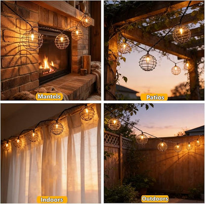Decorative String Lights Indoor Outdoor, Patio Lantern Style String Lights - Image 8