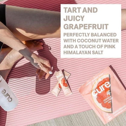 Cure Hydration | Plant-Based Electrolyte Drink Mix | No Added Sugar | FSA-HSA | - Image 5