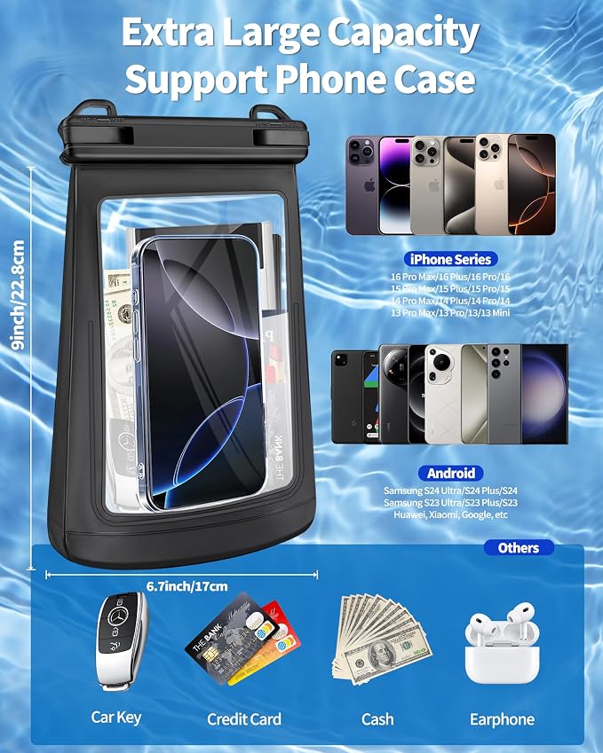Extra Large Size Waterproof Phone Pouch - Image 2