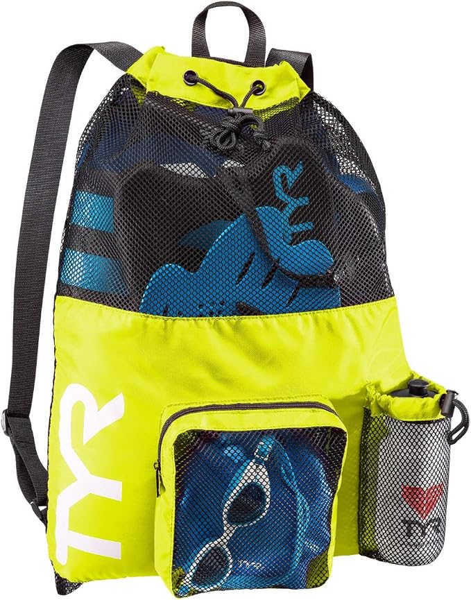 TYR Big Mesh Mummy Backpack for Wet Swimming, and Workout Gear - Image 3