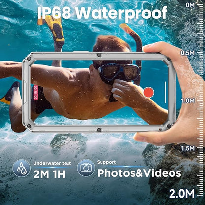 Mitywah Waterproof Case for iPhone 17, Rugged Metal Case - Image 3