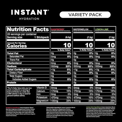 Instant Hydration Sugar Free Electrolytes Powder Packets Variety Pack - Image 5