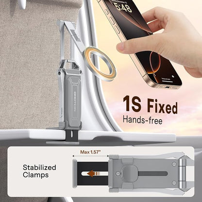 OMOTON TP02 360°Rotating for MagSafe Tripod Mount, Adjustable Aluminum Magnetic - Image 3