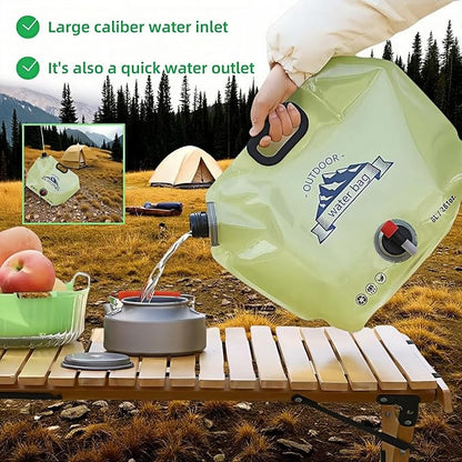 8L/281oz Outdoor Collapsible Water Jug BPA-Free w/Adjustable Faucet - Image 5