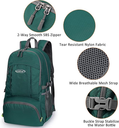 G4Free 40L Lightweight Packable Hiking Backpack, Waterproof Travel Daypack - Image 5
