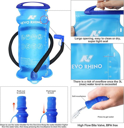 N NEVO RHINO Hydration Backpack, 18L Multipurpose Hiking Backpack - Image 6