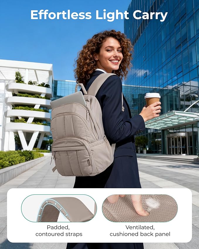BAGSMAT Womens Backpack Travel Laptop Backpack - Image 5
