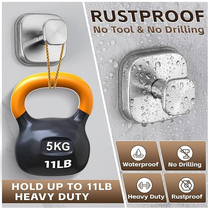 Heavy Duty Reusable Suction Cup Hooks - Image 2