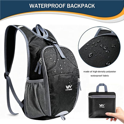 15L Foldable Hiking Backpack, Lightweight Packable Waterproof Machine Washable - Image 2