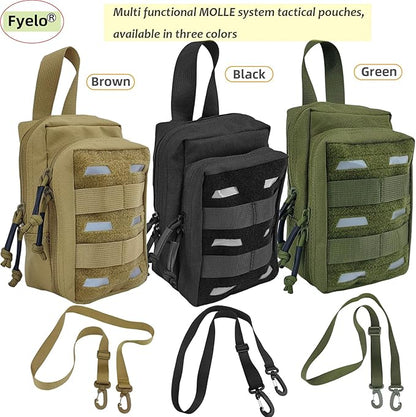 Tactical Pouch Water-Resistant Molle Multi Functional EDC Tool Compact Bag - Image 8