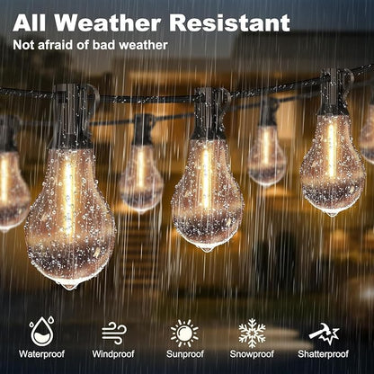 26FT Outdoor String Lights Waterproof - Image 4