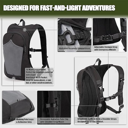 2-in-1 Hydration Backpack & Tactical Chest Pack - Image 4