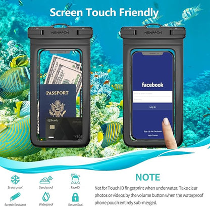 6 Pack 8.5“ Waterproof Cell Phone Pouch - Image 6