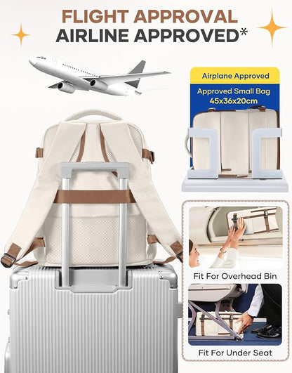 coofay Extra Large Travel Backpack Carry on Flight Approved Mochila De Viaje - Image 7