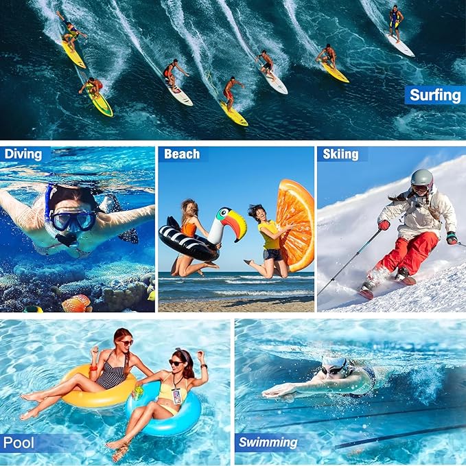 4 Pack Waterproof Phone Pouch IPX8 Universal Waterproof Case Dry Bag Phone - Image 6