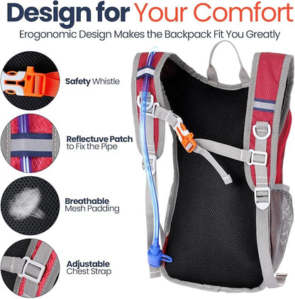 Shinylin 2 Pcs Kids Hydration Backpack - Image 3