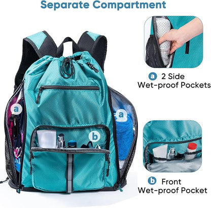 Large Beach Backpack Waterproof Sandproof - Image 4