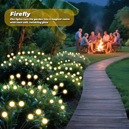 Solar Lights Outdoor-6Pack 48LEDs Solar Garden Firefly Lights Outside, Solar - Image 9