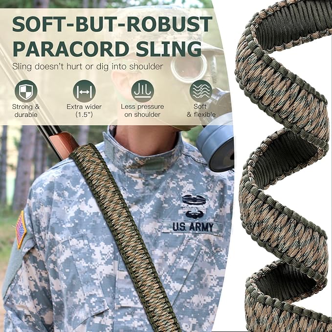 VVAAGG Two-Point Paracord Rifle Sling - Image 4