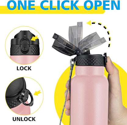 Han's Bottle Sports Water Bottle - 24 Oz - Image 4