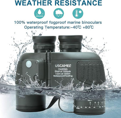 USCAMEL 10X50 Marine Binoculars - Image 8
