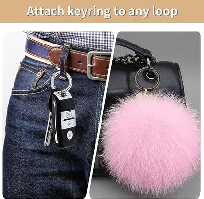 Gkeygo Key Ring Clip, 4/5 Inch Keychain Rings, 8 Pack Round Carabiner Clip - Image 6