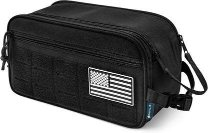 PAVILIA Tactical Toiletry Bag for Men, Travel Hygiene Bag, Military Gear Dopp - Image 9