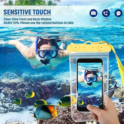 Weewooday 120 Pieces Waterproof Phone Pouch Bulk Universal Multicolor Cellphone - Image 3