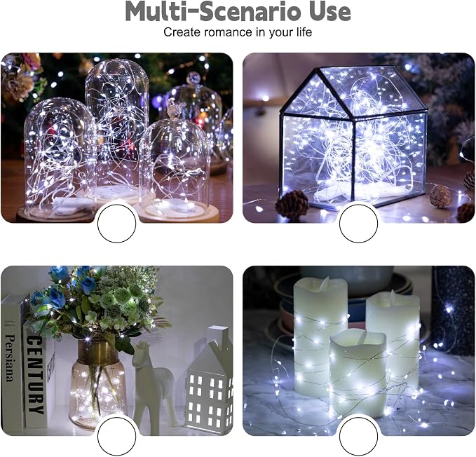 ZSJWL 6 Pack Rechargeable Fairy Lights - Image 8