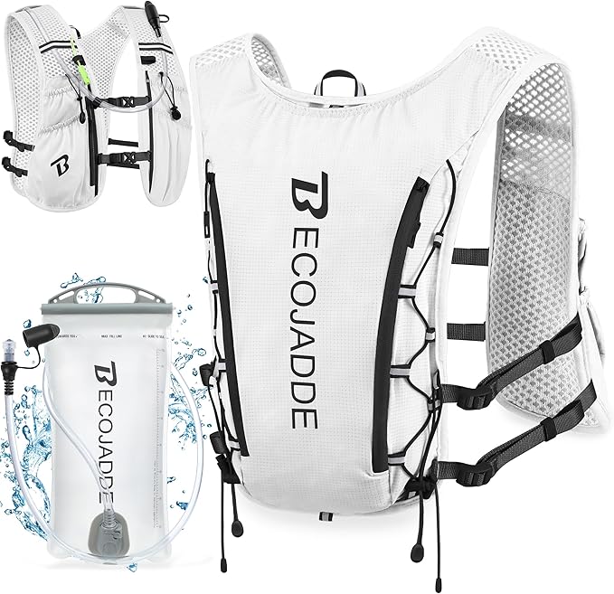 BECOJADDE Running Vest Hydration Backpack by BECOJADDE