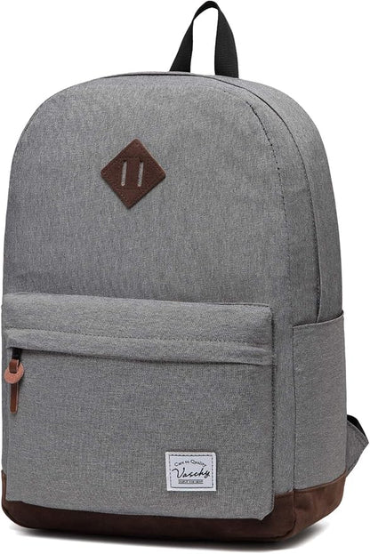Backpack for Men Women, VASCHY Classic Water-resistant Lightweight Travel by Vaschy