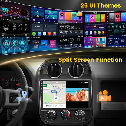 for Jeep Compass Patriot 2010-2016 Android 15 Car Stereo, 10.1" Touchscreen - Image 5