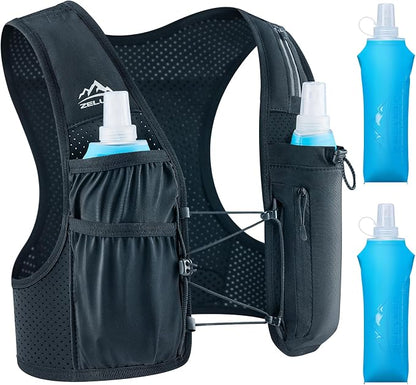 Zelvot Running Vest for Women Men, USA Original Patent, Adjustable Chest Straps by Zelvot