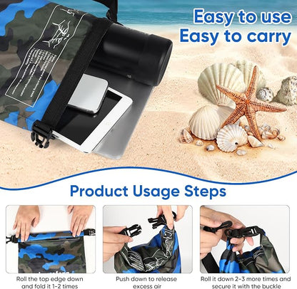Waterproof Dry Bag 5L/10L/15L/20L/30L Roll Top Dry Storage Backpack - Image 6