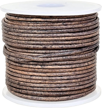 GENIQUE Real/Genuine Round Leather String Cord - Image 2