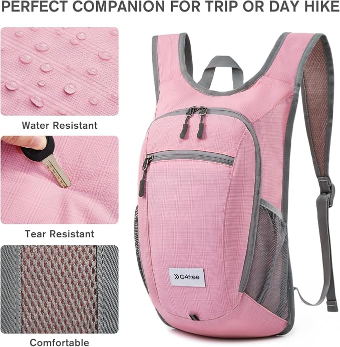 G4Free 10L/15L Hiking Backpack Lightweight Packable Hiking Daypack Small Travel - Image 8