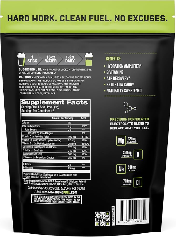 Jocko Fuel Packets Low Sugar - Image 2