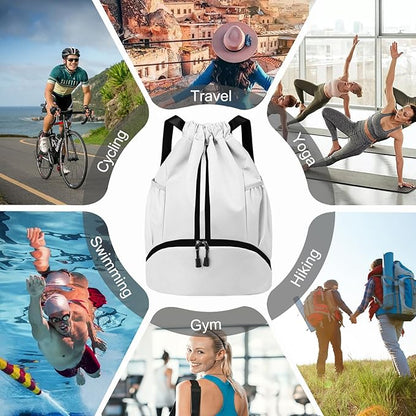 Hoedia Sports Drawstring Backpack - Image 9
