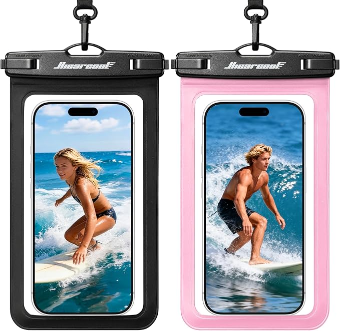 Hiearcool Universal Waterproof Case, Waterproof Phone Pouch Compatible by Hiearcool