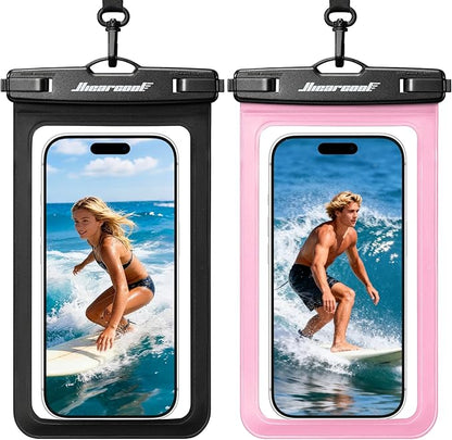 Hiearcool Universal Waterproof Case, Waterproof Phone Pouch Compatible by Hiearcool