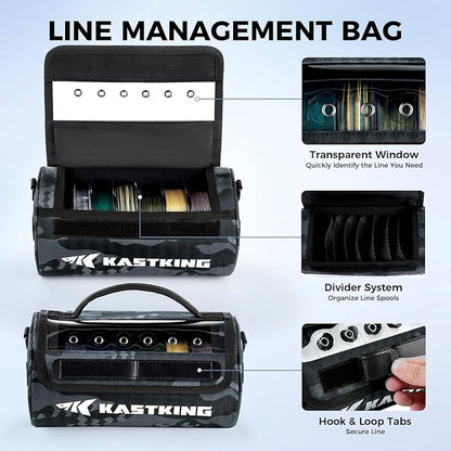 KastKing BaitSpace Line Management Bag, Fishing Line Storage Bag - Image 2