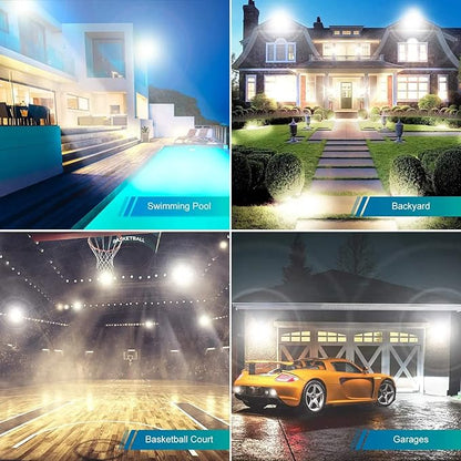 600W 2pack LED Stadium Flood Lights, 67500LM Super Bright LED Arena Outdoor - Image 6